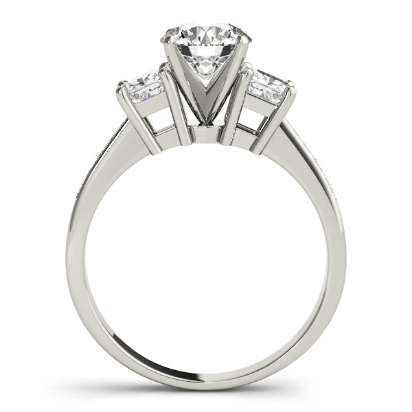 Princess Cut Diamond Ring in Gold & in 10K/14K gold and platinum with certified lab-grown or natural diamonds