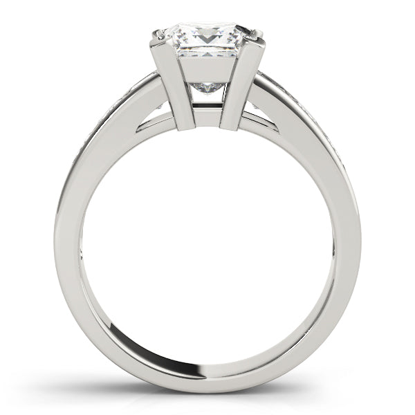 Eternal Fancy Shape Remounts Princess Diamond Engagement Ring in 10K/14K gold and platinum with certified lab-grown or natural diamonds