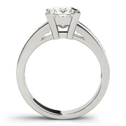 Eternal Fancy Shape Remounts Princess Diamond Engagement Ring in 10K/14K gold and platinum with certified lab-grown or natural diamonds
