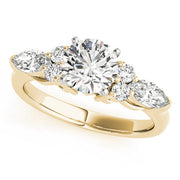 Splendid Fancy Shape Remounts Marquise Diamond Engagement Ring in 10K/14K gold and platinum with certified lab-grown or natural diamonds