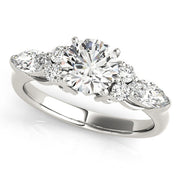 Splendid Fancy Shape Remounts Marquise Diamond Engagement Ring in 10K/14K gold and platinum with certified lab-grown or natural diamonds