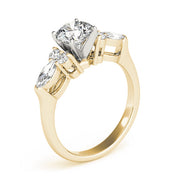 Splendid Fancy Shape Remounts Marquise Diamond Engagement Ring in 10K/14K gold and platinum with certified lab-grown or natural diamonds