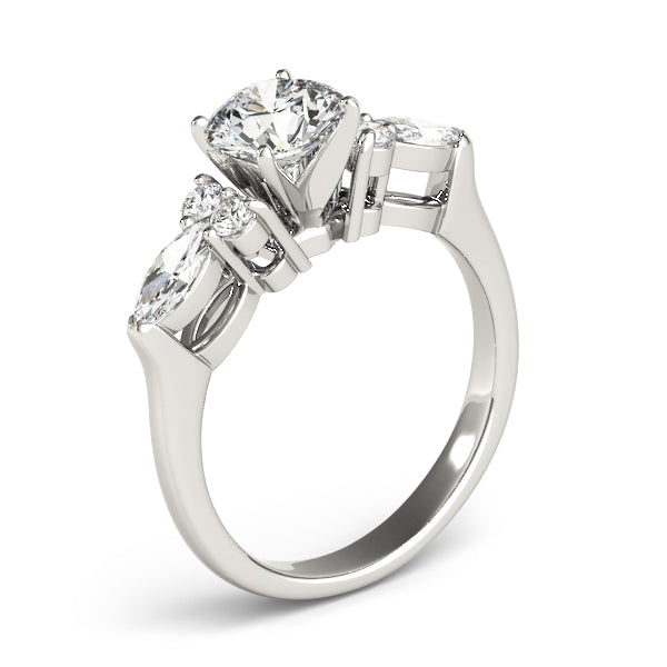 Splendid Fancy Shape Remounts Marquise Diamond Engagement Ring in 10K/14K gold and platinum with certified lab-grown or natural diamonds