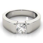 Signature Solitaires Princess Diamond Engagement Ring in 10K/14K gold and platinum with certified lab-grown or natural diamonds