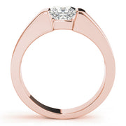 Signature Solitaires Princess Diamond Engagement Ring in 10K/14K gold and platinum with certified lab-grown or natural diamonds