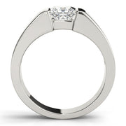 Signature Solitaires Princess Diamond Engagement Ring in 10K/14K gold and platinum with certified lab-grown or natural diamonds