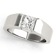 Signature Solitaires Princess Diamond Engagement Ring in 10K/14K gold and platinum with certified lab-grown or natural diamonds