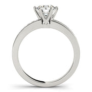Eternal Channel-Set Round Diamond Engagement Ring in 10K/14K gold and platinum with certified lab-grown or natural diamonds