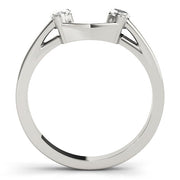 Wraps & Inserts Half Eternity Ring in Gold & Platinum