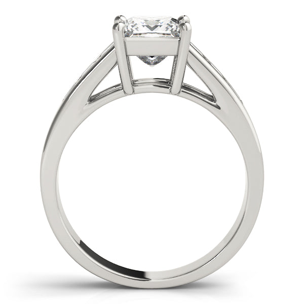 Celestial Fancy Shape Remounts Princess Diamond Engagement Ring in 10K/14K gold and platinum with certified lab-grown or natural diamonds