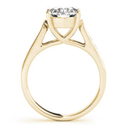 Heirloom Trellis Round Diamond Engagement Ring in 10K/14K gold and platinum with certified lab-grown or natural diamonds
