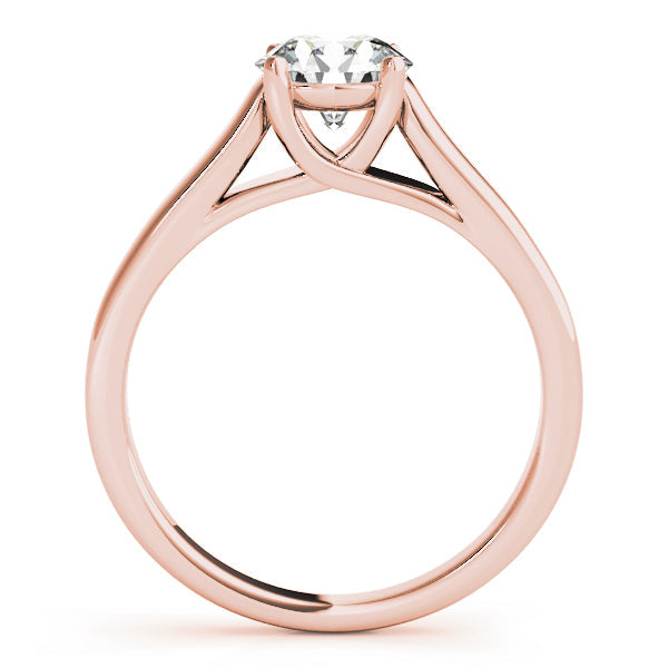 Opulent Trellis Round Diamond Engagement Ring in 10K/14K gold and platinum with certified lab-grown or natural diamonds