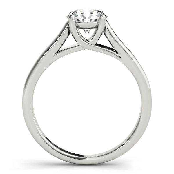 Opulent Trellis Round Diamond Engagement Ring in 10K/14K gold and platinum with certified lab-grown or natural diamonds