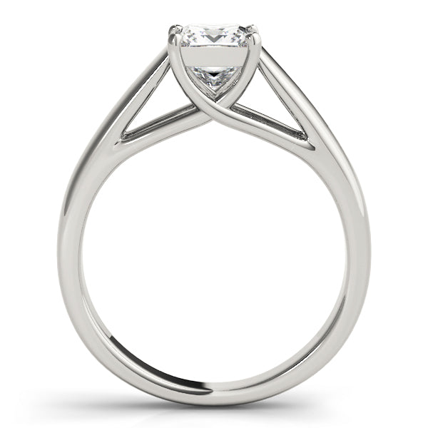 Pristine Trellis Princess Diamond Engagement Ring in 10K/14K gold and platinum with certified lab-grown or natural diamonds