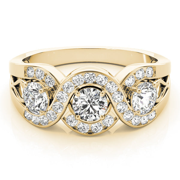 0.50 in 10K/14K gold and platinum with certified lab-grown or natural diamonds