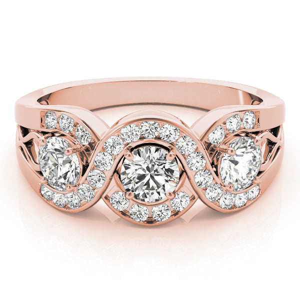 0.50 in 10K/14K gold and platinum with certified lab-grown or natural diamonds