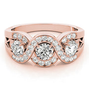 0.50 in 10K/14K gold and platinum with certified lab-grown or natural diamonds