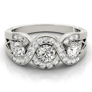 0.50 in 10K/14K gold and platinum with certified lab-grown or natural diamonds