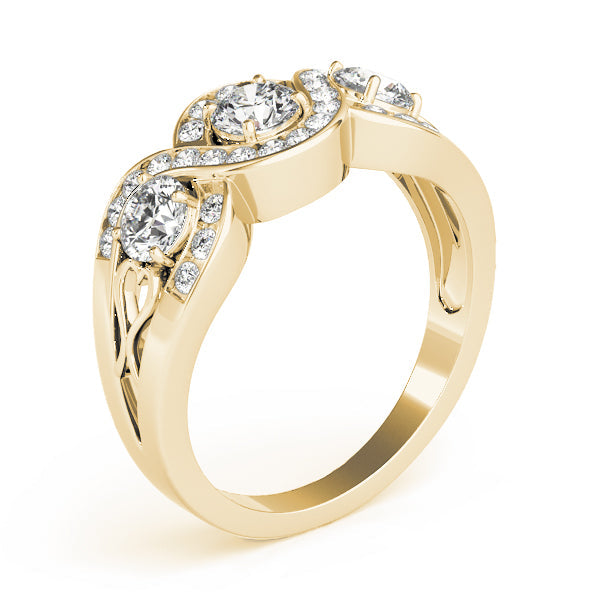 0.50 in 10K/14K gold and platinum with certified lab-grown or natural diamonds