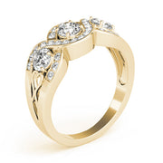 0.50 in 10K/14K gold and platinum with certified lab-grown or natural diamonds