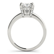 Romantic Solitaires Princess Diamond Engagement Ring in 10K/14K gold and platinum with certified lab-grown or natural diamonds