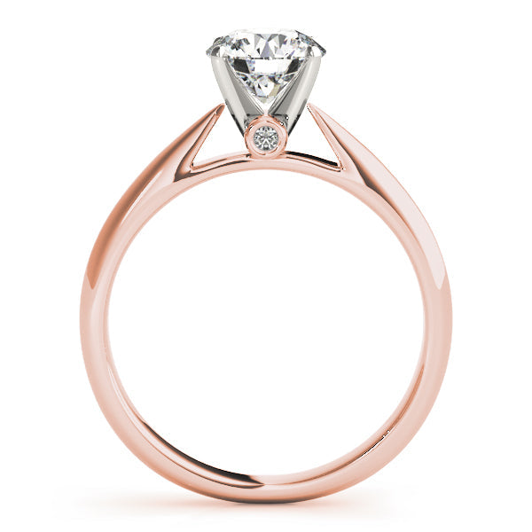 Eternal Solitaires Round Diamond Engagement Ring in 10K/14K gold and platinum with certified lab-grown or natural diamonds