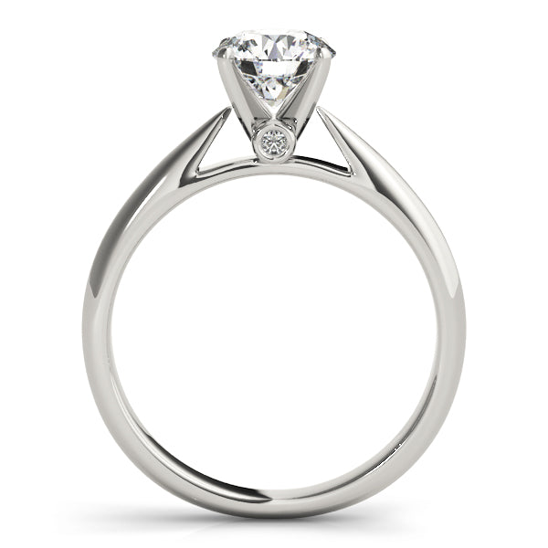 Eternal Solitaires Round Diamond Engagement Ring in 10K/14K gold and platinum with certified lab-grown or natural diamonds