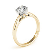 Eternal Solitaires Round Diamond Engagement Ring in 10K/14K gold and platinum with certified lab-grown or natural diamonds