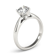 Eternal Solitaires Round Diamond Engagement Ring in 10K/14K gold and platinum with certified lab-grown or natural diamonds