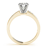 Couture Fancy Shape Remounts Princess Diamond Engagement Ring in 10K/14K gold and platinum with certified lab-grown or natural diamonds