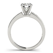 Couture Fancy Shape Remounts Princess Diamond Engagement Ring in 10K/14K gold and platinum with certified lab-grown or natural diamonds