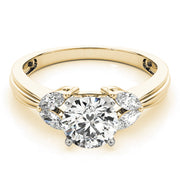 Romantic Fancy Shape Remounts Marquise Diamond Engagement Ring in 10K/14K gold and platinum with certified lab-grown or natural diamonds