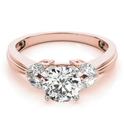 Romantic Fancy Shape Remounts Marquise Diamond Engagement Ring in 10K/14K gold and platinum with certified lab-grown or natural diamonds