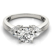 Romantic Fancy Shape Remounts Marquise Diamond Engagement Ring in 10K/14K gold and platinum with certified lab-grown or natural diamonds