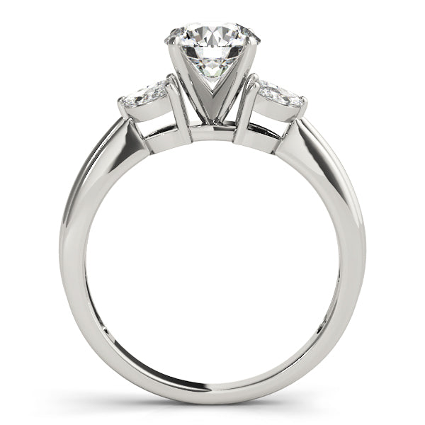 Romantic Fancy Shape Remounts Marquise Diamond Engagement Ring in 10K/14K gold and platinum with certified lab-grown or natural diamonds