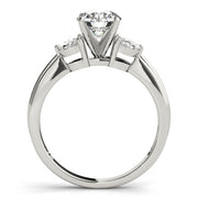Romantic Fancy Shape Remounts Marquise Diamond Engagement Ring in 10K/14K gold and platinum with certified lab-grown or natural diamonds