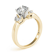 Romantic Fancy Shape Remounts Marquise Diamond Engagement Ring in 10K/14K gold and platinum with certified lab-grown or natural diamonds