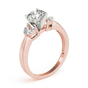 Romantic Fancy Shape Remounts Marquise Diamond Engagement Ring in 10K/14K gold and platinum with certified lab-grown or natural diamonds