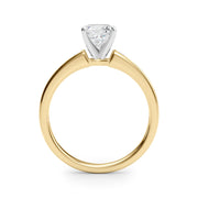 Lustrous Fancy Shape Remounts Princess Diamond Engagement Ring in 10K/14K gold and platinum with certified lab-grown or natural diamonds