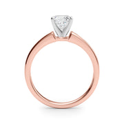 Lustrous Fancy Shape Remounts Princess Diamond Engagement Ring in 10K/14K gold and platinum with certified lab-grown or natural diamonds