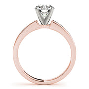 Lustrous Fancy Shape Remounts Princess Diamond Engagement Ring in 10K/14K gold and platinum with certified lab-grown or natural diamonds