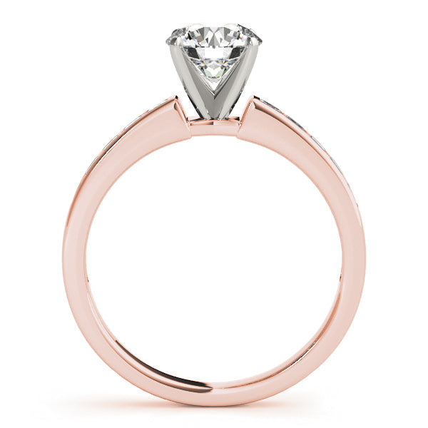 Lustrous Fancy Shape Remounts Princess Diamond Engagement Ring in 10K/14K gold and platinum with certified lab-grown or natural diamonds