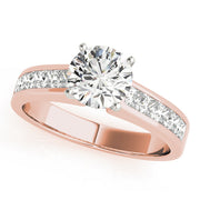 Opulent Fancy Shape Remounts Princess Diamond Engagement Ring in 10K/14K gold and platinum with certified lab-grown or natural diamonds