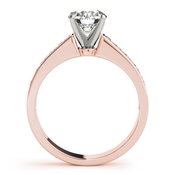 Opulent Fancy Shape Remounts Princess Diamond Engagement Ring in 10K/14K gold and platinum with certified lab-grown or natural diamonds