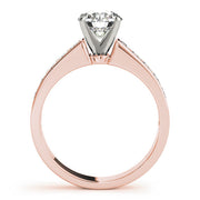 Opulent Fancy Shape Remounts Princess Diamond Engagement Ring in 10K/14K gold and platinum with certified lab-grown or natural diamonds