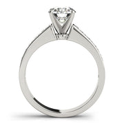 Opulent Fancy Shape Remounts Princess Diamond Engagement Ring in 10K/14K gold and platinum with certified lab-grown or natural diamonds
