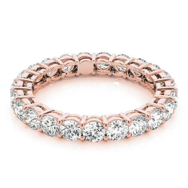 Diamond Full Eternity Ring in Gold & Platinum