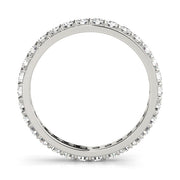 Shared Prong Full Eternity Ring in Gold & Platinum