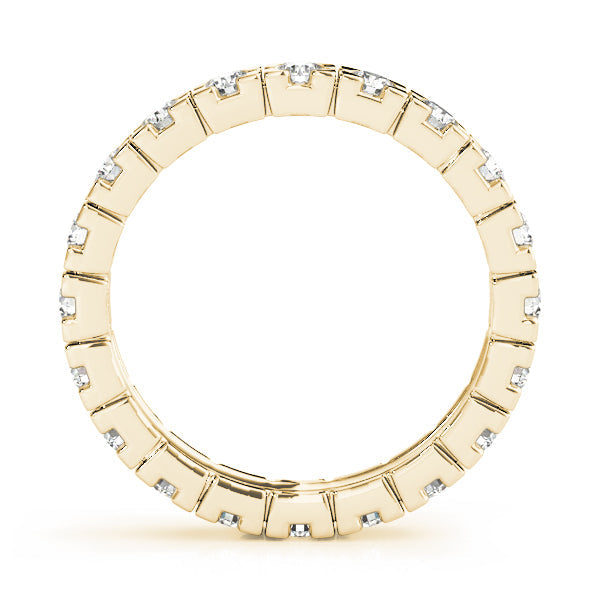 Diamond Full Eternity Ring in Gold & Platinum