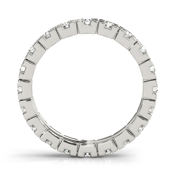 Diamond Full Eternity Ring in Gold & Platinum